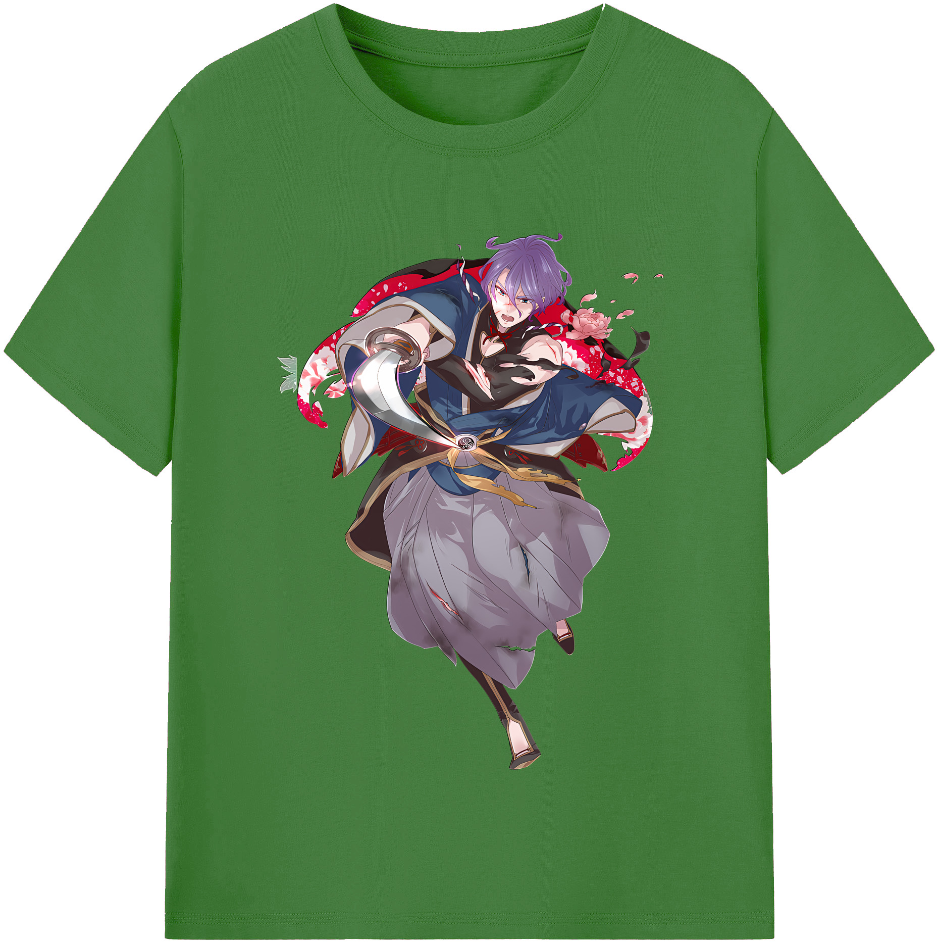 （画像用） 刀剣乱舞 Touken Ranbu レディースカジュアルプリントTシャツ（綿100％）